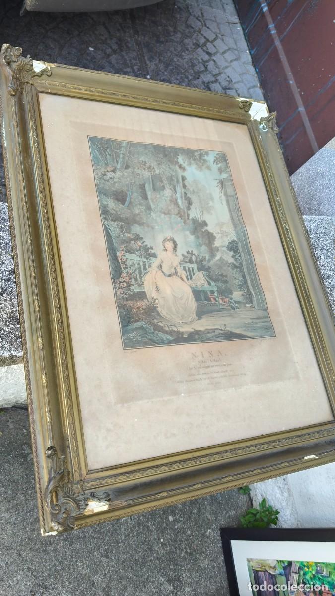 Arte: Gravure originale 18 e si&egrave;cle 1789 Janinet &rdquo;nina&rdquo; - Foto 8