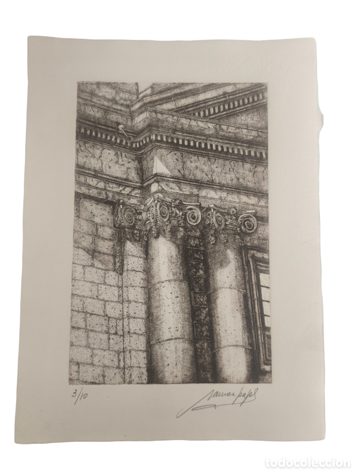 RAMÓN PUJOL - ARQUITECTURA PORTICADA - EDICIÓN ULTRA LIMITADA 3/10 - FIRMADA ...