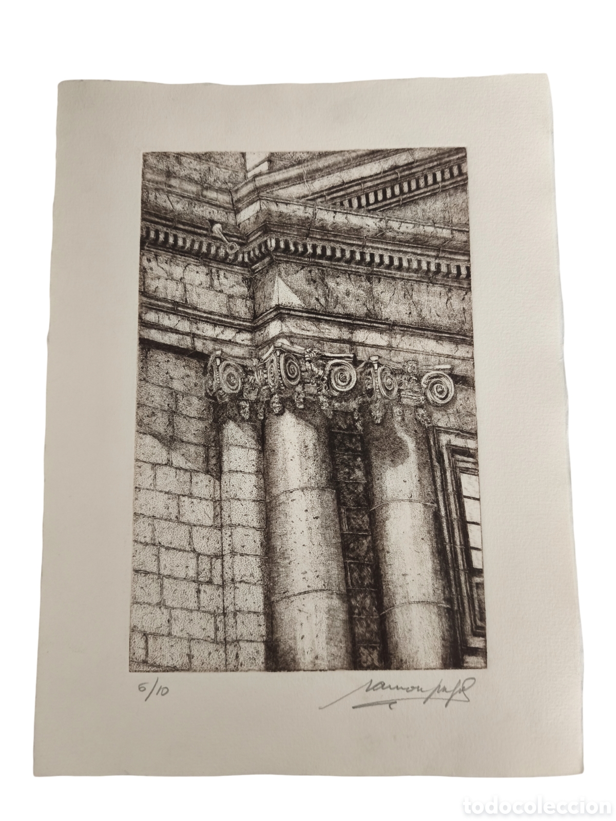 RAMÓN PUJOL - ARQUITECTURA PORTICADA - EDICIÓN ULTRA LIMITADA 6/10 - FIRMADA ...