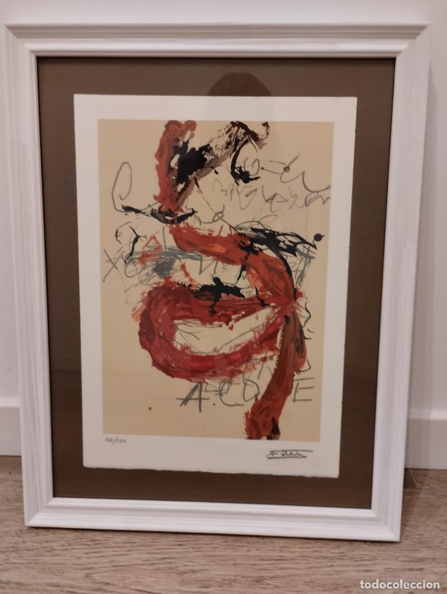 Arte: Serigraf&iacute;a de Alberto Datas , enmarcado,homenaje a Castelao ,Siempre en Galicia lee y mira fotos