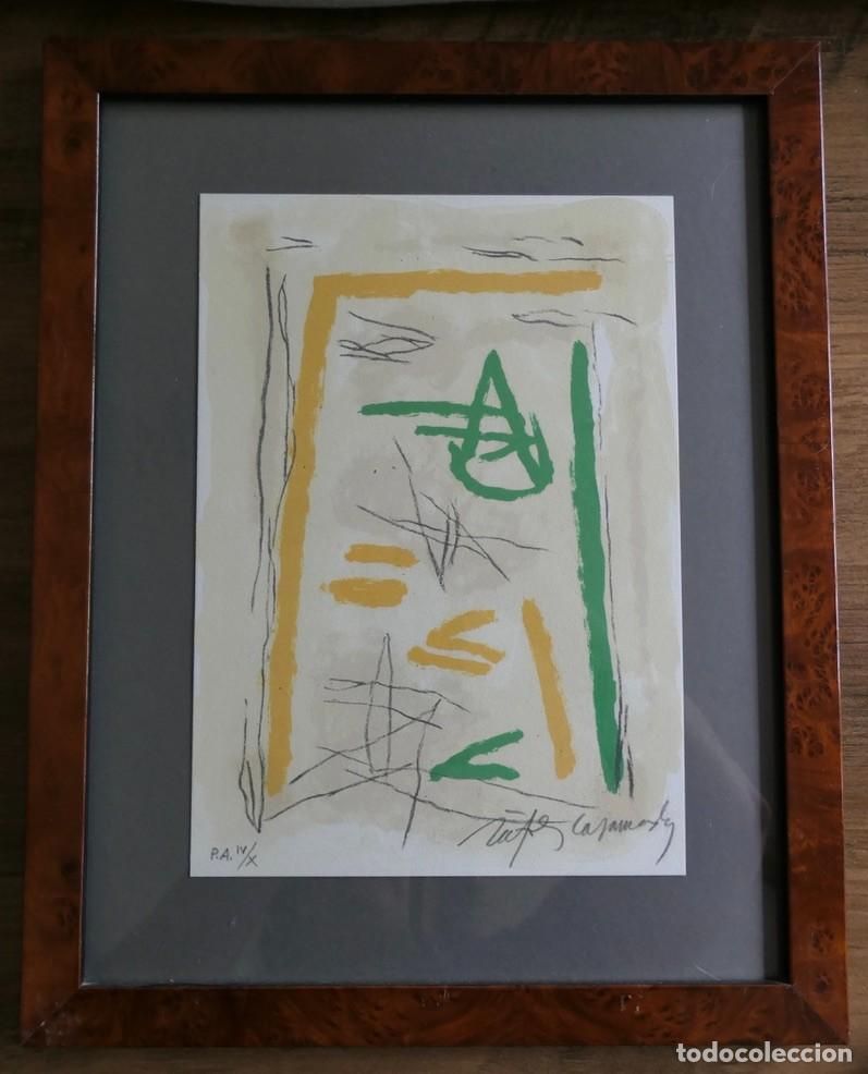 Art: grabado original al aguafuerte y aguatinta a color de Albert R&agrave;fols-Casamada (1923&ndash;2009)PA IV/X