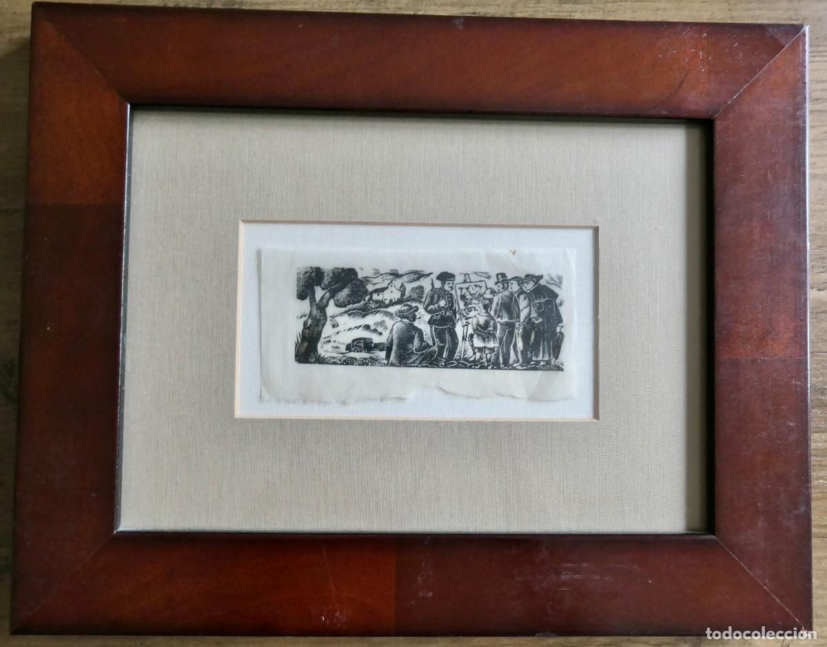 Arte: xilograf&iacute;a original del gran maestro Enric-Crist&ograve;fol Ricart i Nin (Vilanova i la Geltr&uacute;, 1893 &ndash; 1960