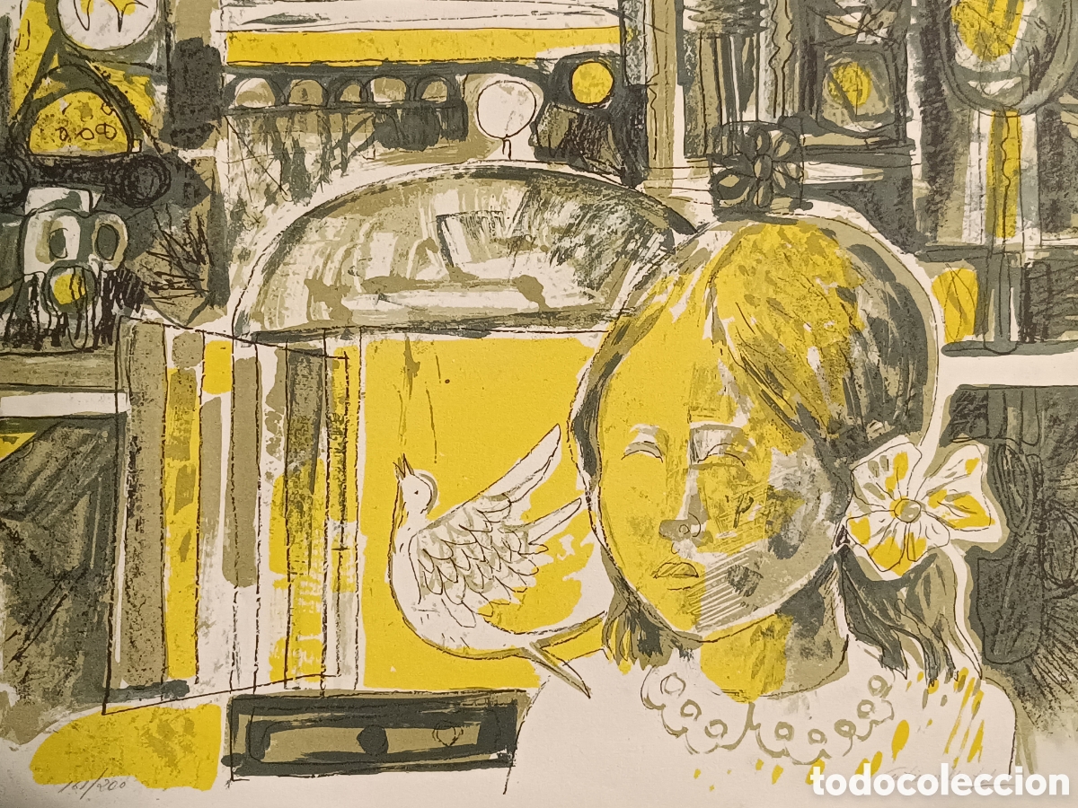 Arte: GRABADO DEL PINTOR DE JEREZ DE LA FRONTERA JUAN GUTIERREZ MONTIEL, NUMERADO Y FIRMADO LAPIZ 193/200