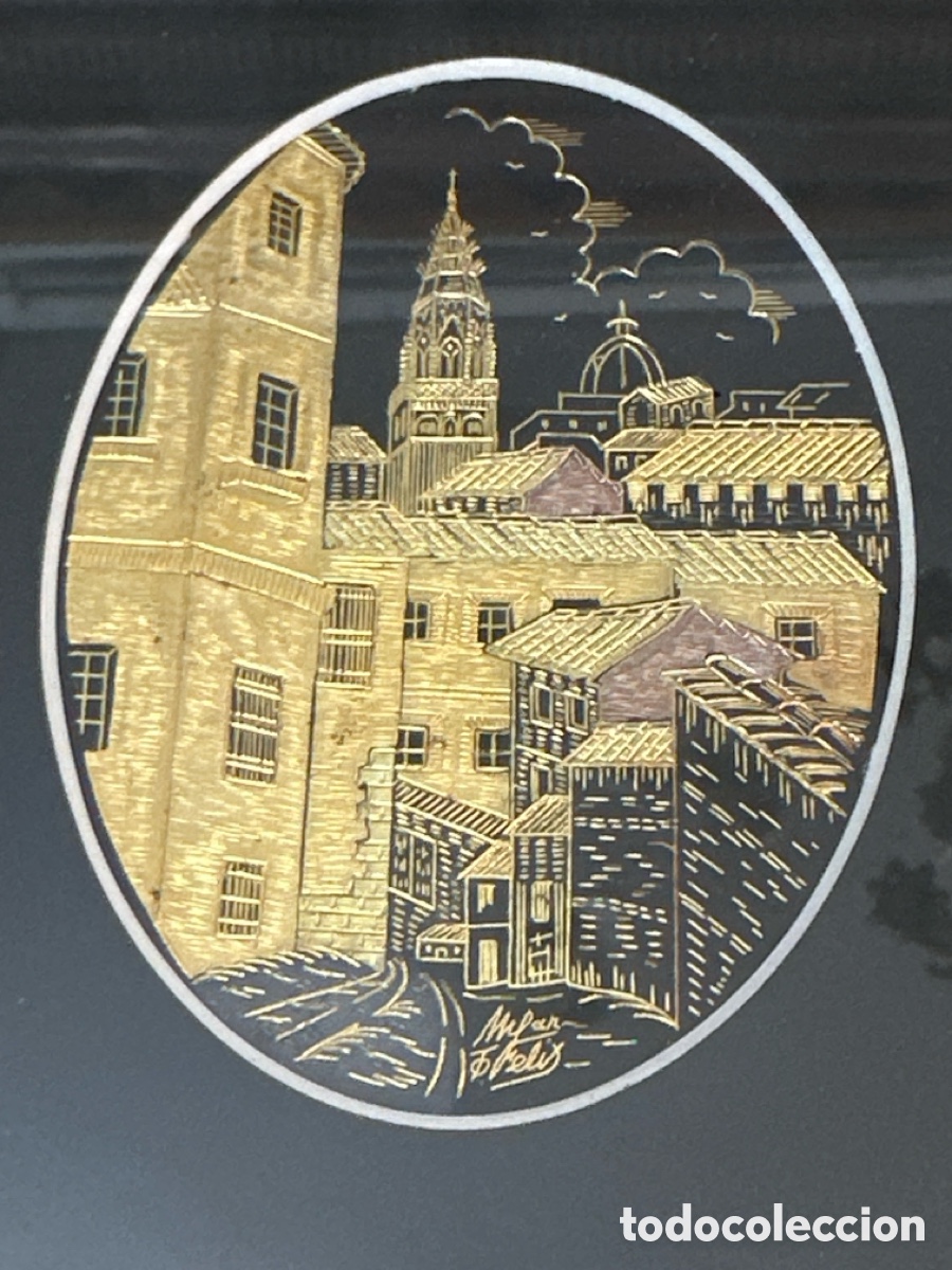 Arte: Precioso damasquinado de Toledo. Mariano San F&eacute;lix