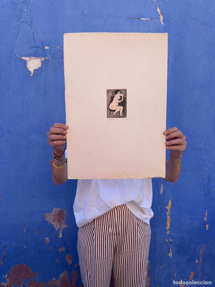 Arte: Ballester - Aguafuerte numerado Mujer
