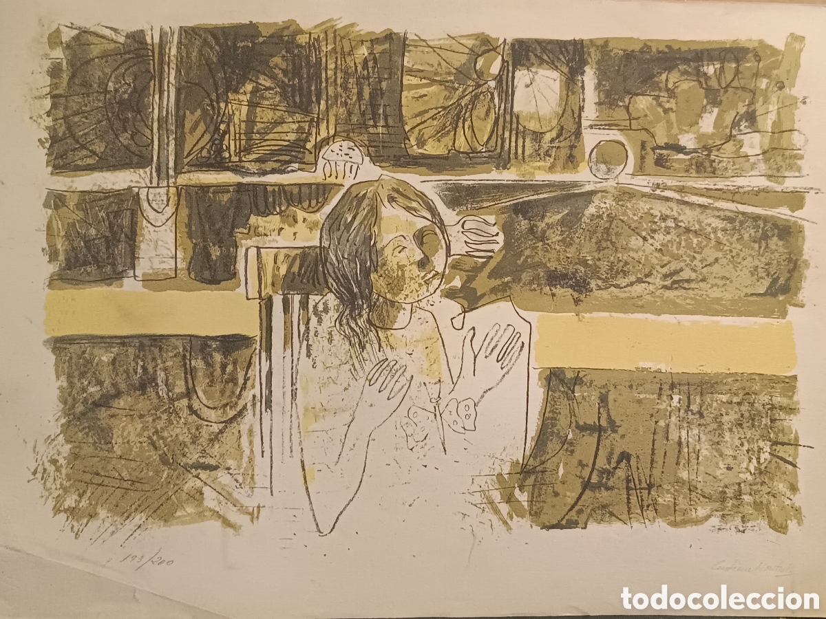 Art: GRABADO DEL PINTOR DE JEREZ DE LA FRONTERA JUAN GUTIERREZ MONTIEL, NUMERADO Y FIRMADO LAPIZ 193/200