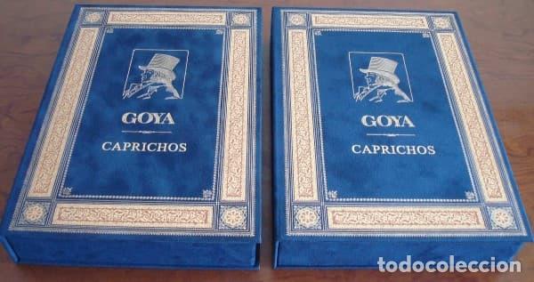 Arte: Los Caprichos de Goya, obra gr&aacute;fica de 80 l&aacute;minas, 2 tomos. Alta Bibliofilia. Bl&aacute;zquez
