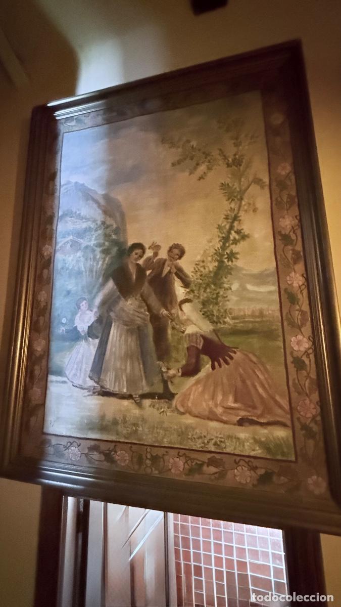 Arte: Reproducci&oacute;n de &rdquo;Las floreras o La Primavera&rdquo; de Francisco de Goya