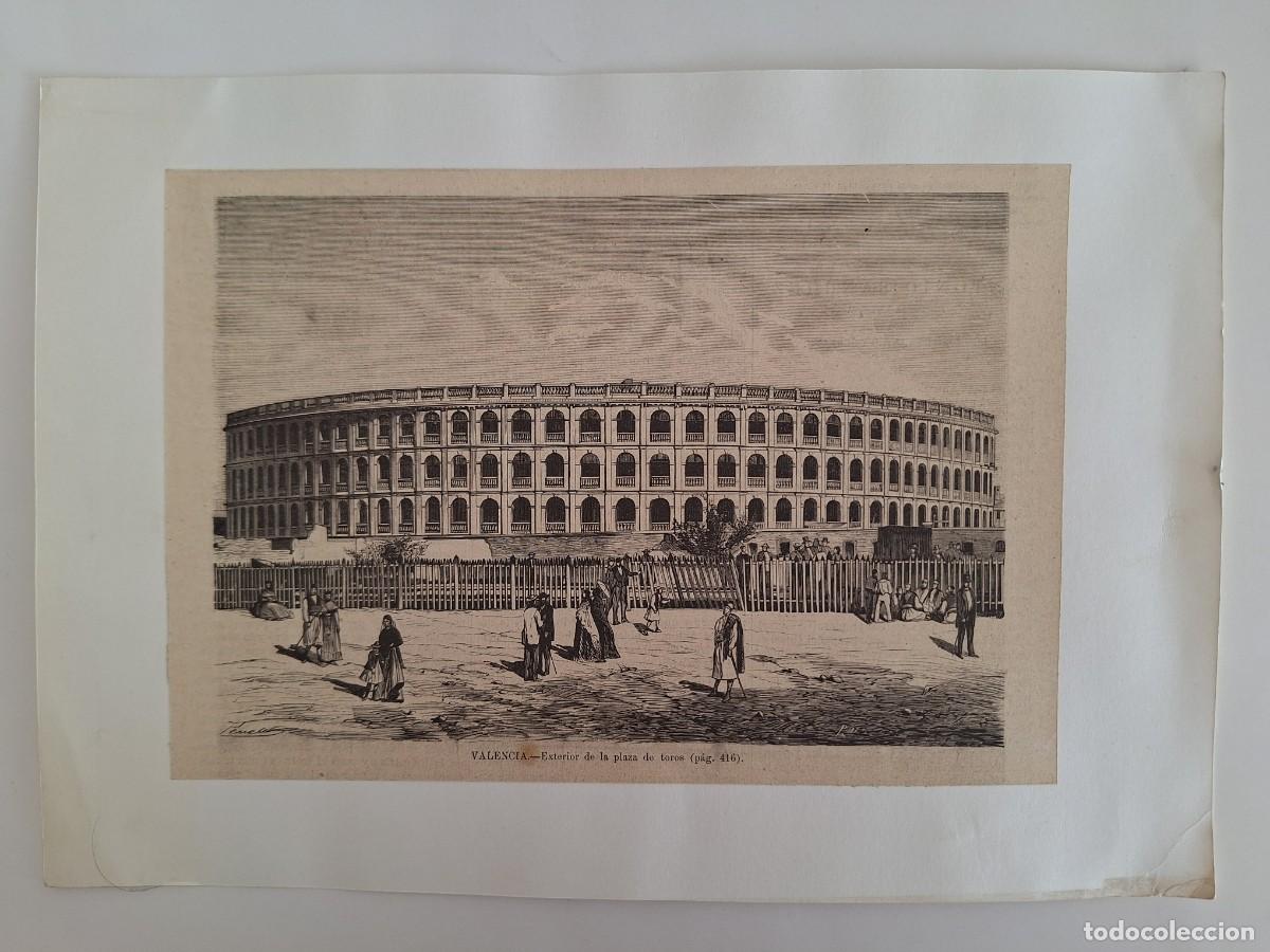Arte: VALENCIA EXTERIOR DE LA PLAZA TOROS RV