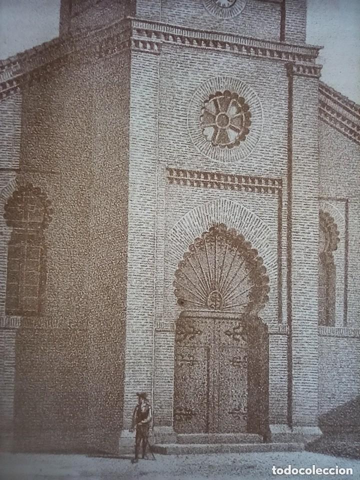 Arte: GRABADO ARQUITECTURA S.XIX, IGLESIA SAN MAT&Iacute;AS, HORTALEZA, MADRID, ORIGINAL MADRID,1880.