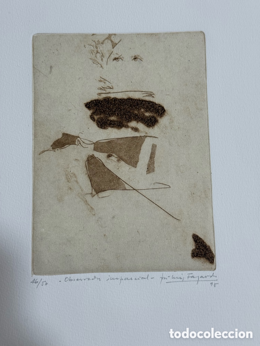 Arte: Grabado Jos&eacute; Luis Fajardo 1995