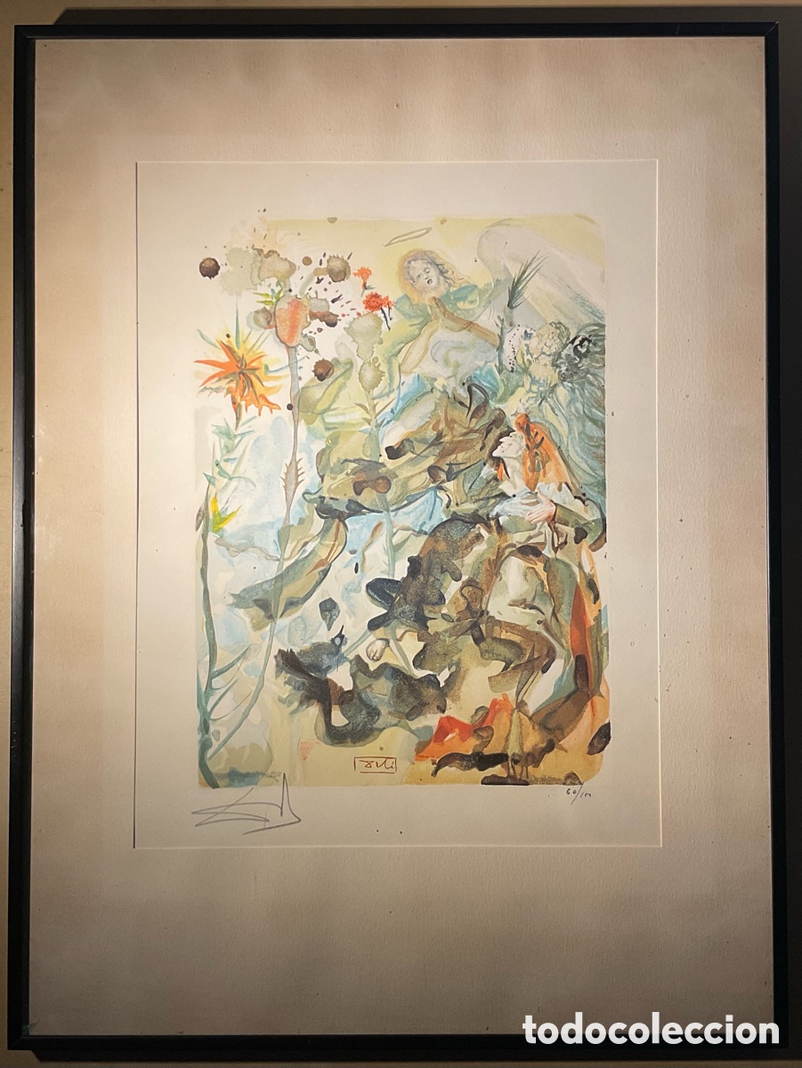 Arte: Salvador Dal&iacute; &ndash; La Divina Comedia, Para&iacute;so Canto XXV &ndash; Litograf&iacute;a firmada y numerada 60/100