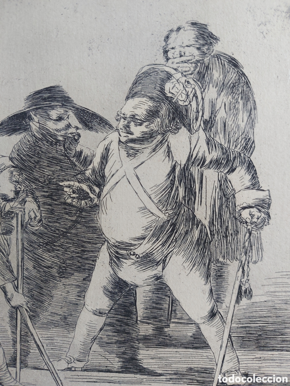Arte: GOYA&rdquo; SERIE LOS CAPRICHOS&rdquo; AGUAFUERTE - Foto 4