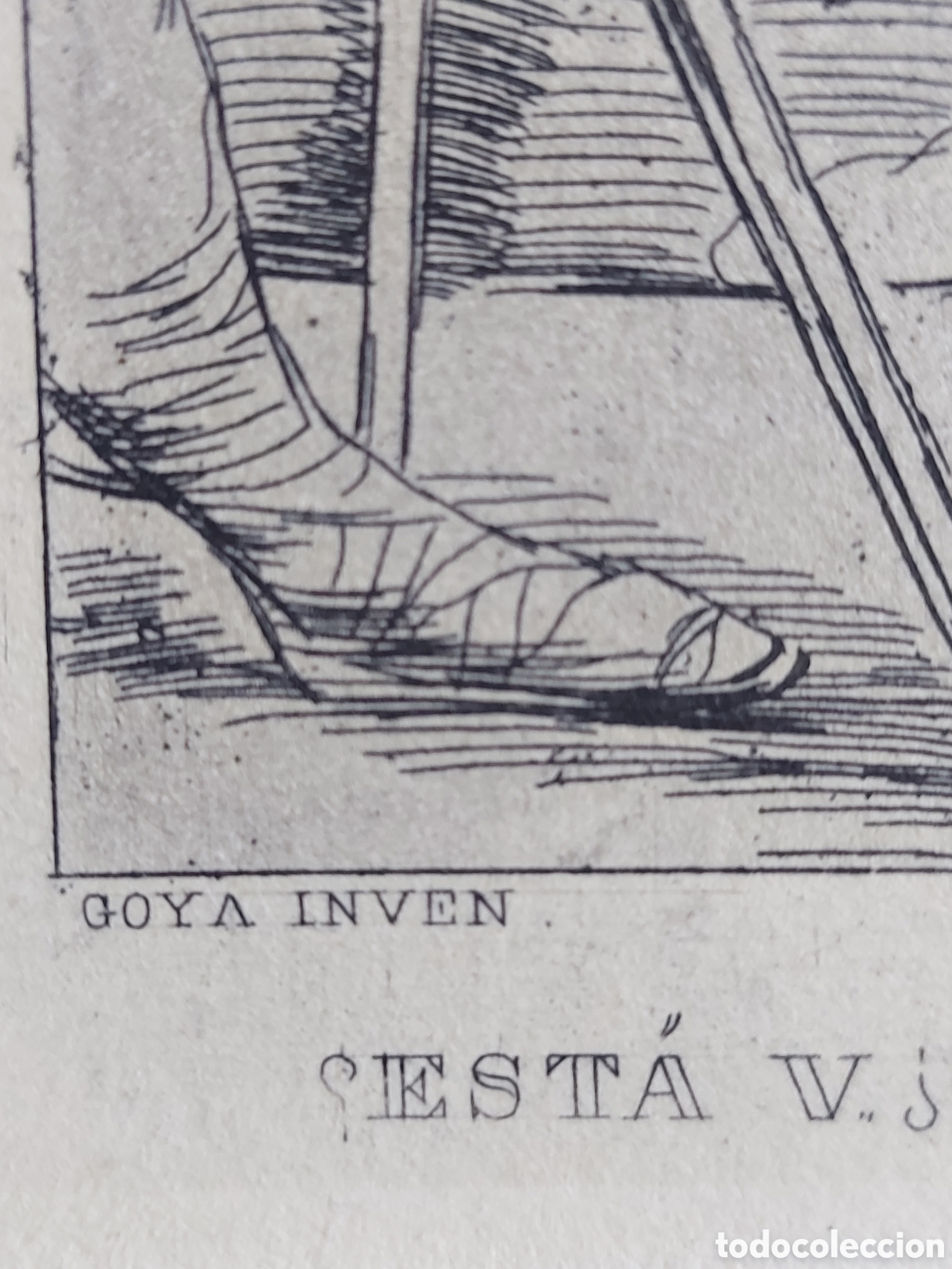 Arte: GOYA&rdquo; SERIE LOS CAPRICHOS&rdquo; AGUAFUERTE - Foto 6