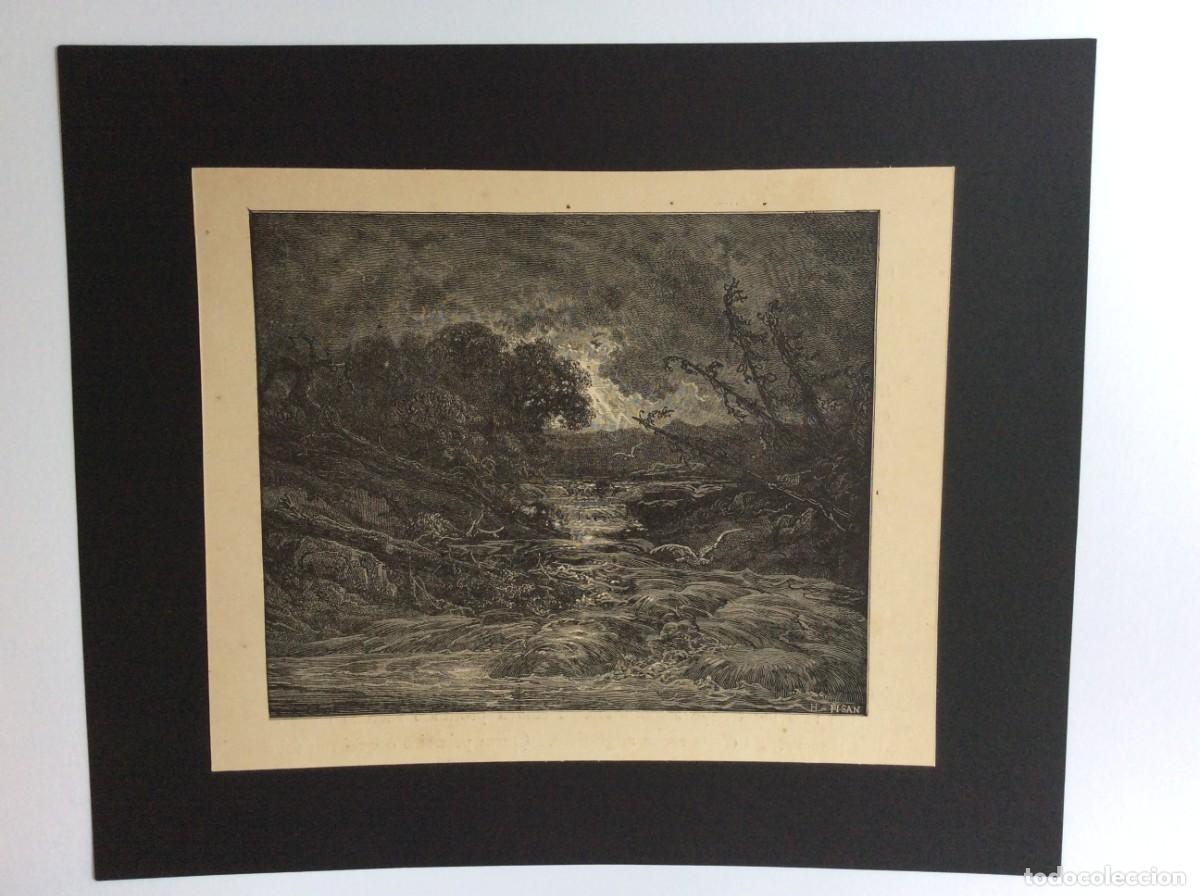 Arte: Atala (Fran&ccedil;ois-Ren&eacute; de Chateaubriand e ilustrada por Gustave Dor&eacute; ). Gravura do s&eacute;culo XIX - N.&ordm; 8