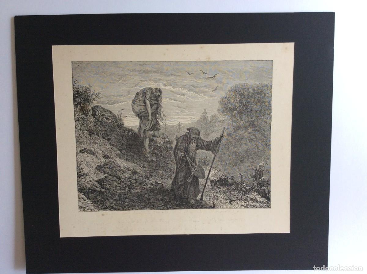 Arte: Atala (Fran&ccedil;ois-Ren&eacute; de Chateaubriand e ilustrada por Gustave Dor&eacute; ). Gravura do s&eacute;culo XIX - N.&ordm; 10