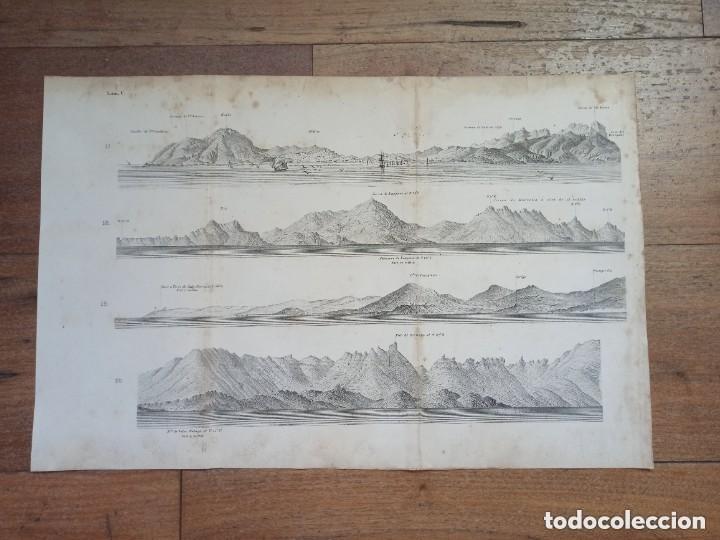 Arte: PERFILES COSTA GIBRALTAR, ESTEPONA, MARBELLA, FUENGIROLA, VELEZ M&Aacute;LAGA, ORIGINAL, MADRID, 1873