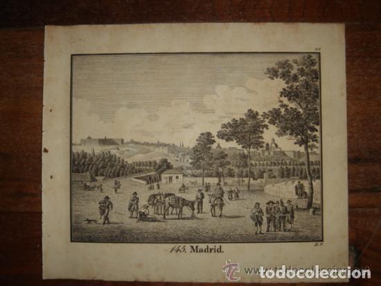 Arte: GRABADO DE MADRID ORIGINAL, HELLFARTH, 1829, ESPL&Eacute;NDIDO ESTADO