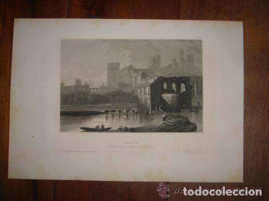 Arte: GRABADO VISTA DE C&Oacute;RDOBA, REALES ALC&Aacute;ZARES, ROBERTS,ORIGINAL,HIDLBURGHAUSEN, 1840, ESPL&Eacute;NDIDO ESTADO