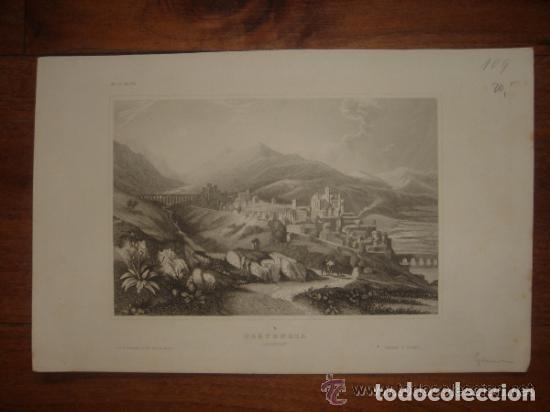 Arte: GRABADO DE PLASENCIA, C&Aacute;CERES, EXTREMADURA ROBERTS,ORIGINAL,HIDLBURGHAUSEN, 1840, ESPL&Eacute;NDIDO ESTADO