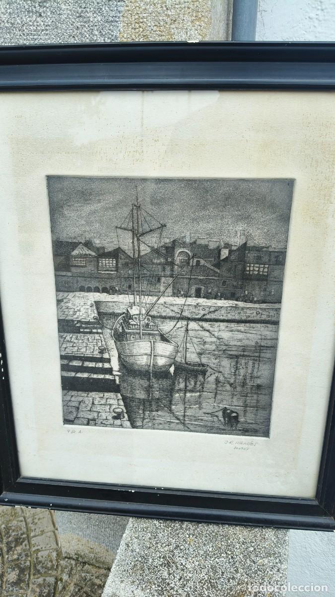 Arte: Eaux forte gravure originale sign&eacute;e par Mendes
