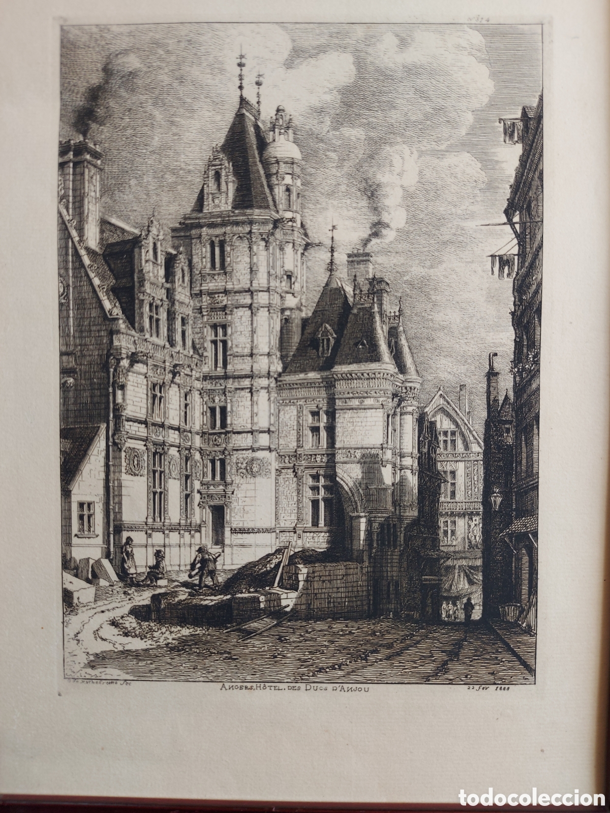 Arte: HOTEL DES DUCS D'ANJOU GRABADO