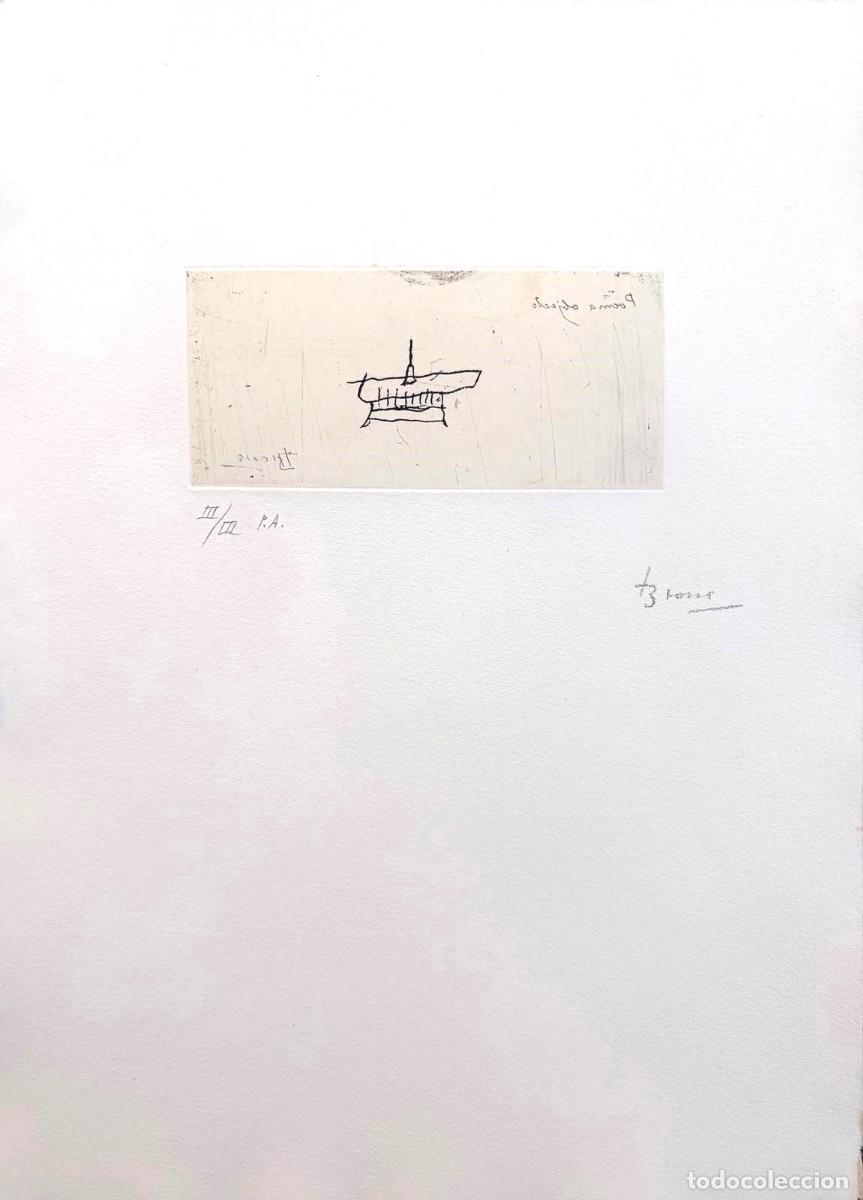 Arte: JOAN BROSSA - Grabado firmado
