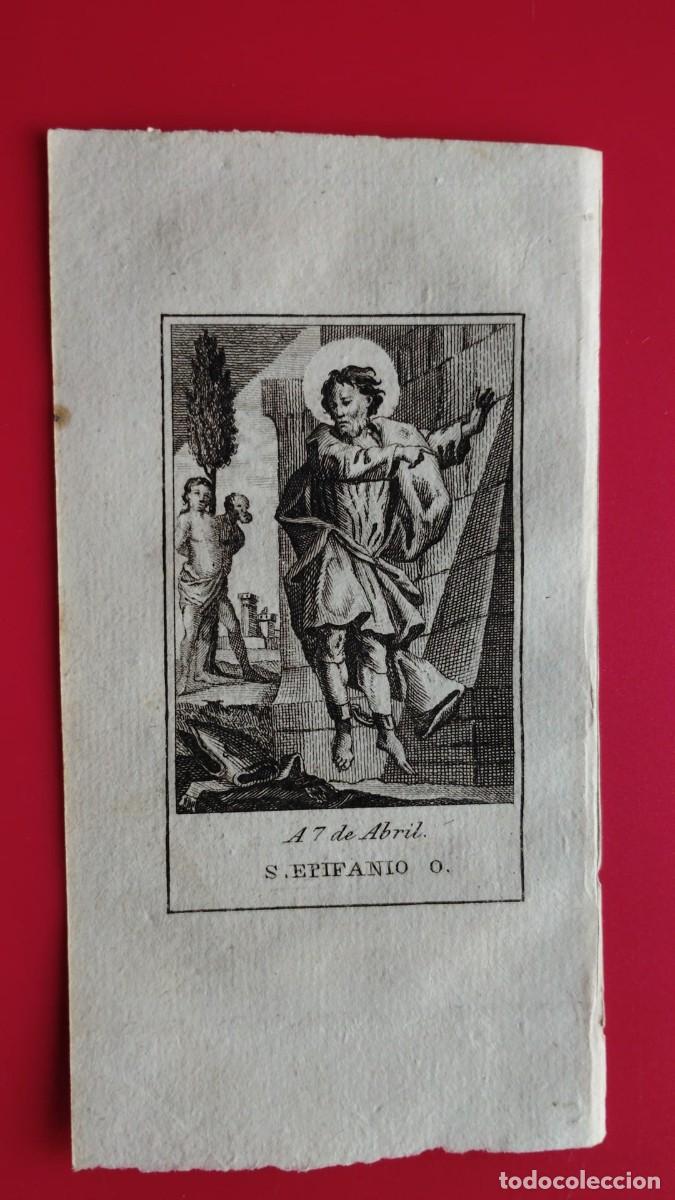 Arte: SAN EPIFANIO.-GRABADO.-A&Ntilde;O 1819.