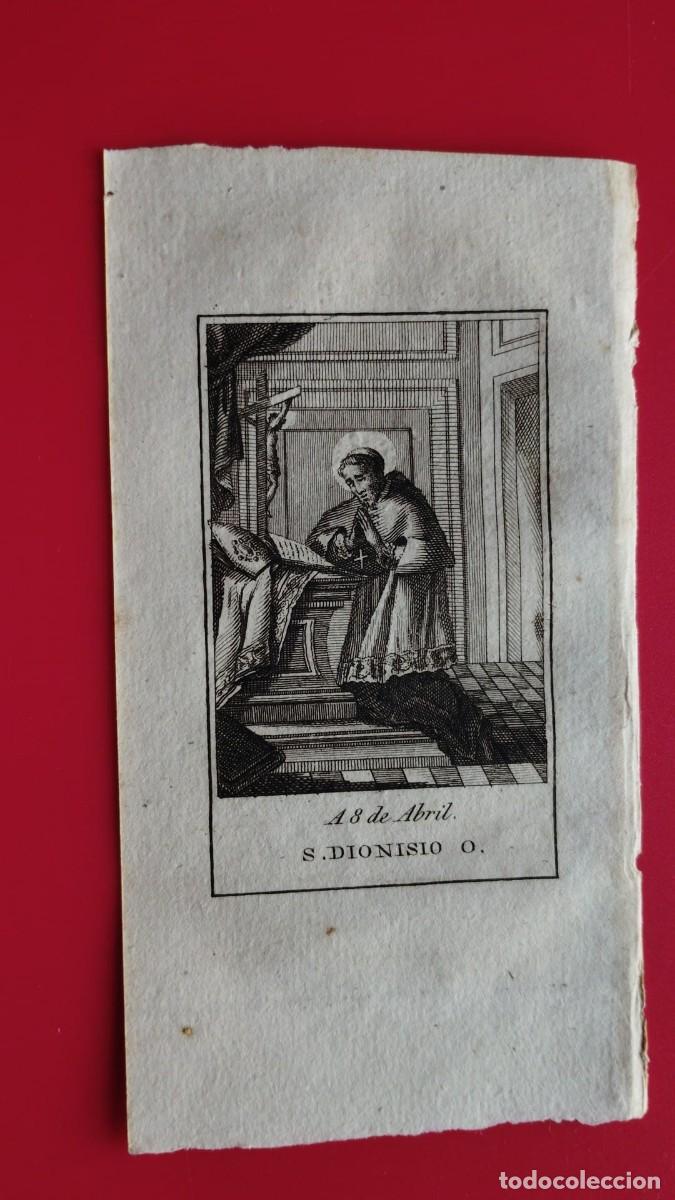 Arte: SAN DIONISIO.-OBISPO.-GRABADO.-A&Ntilde;O 1819.
