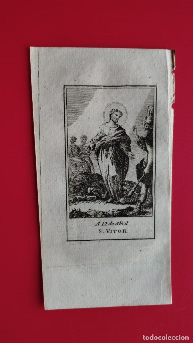 Arte: SAN VITOR.-GRABADO.-A&Ntilde;O 1819.