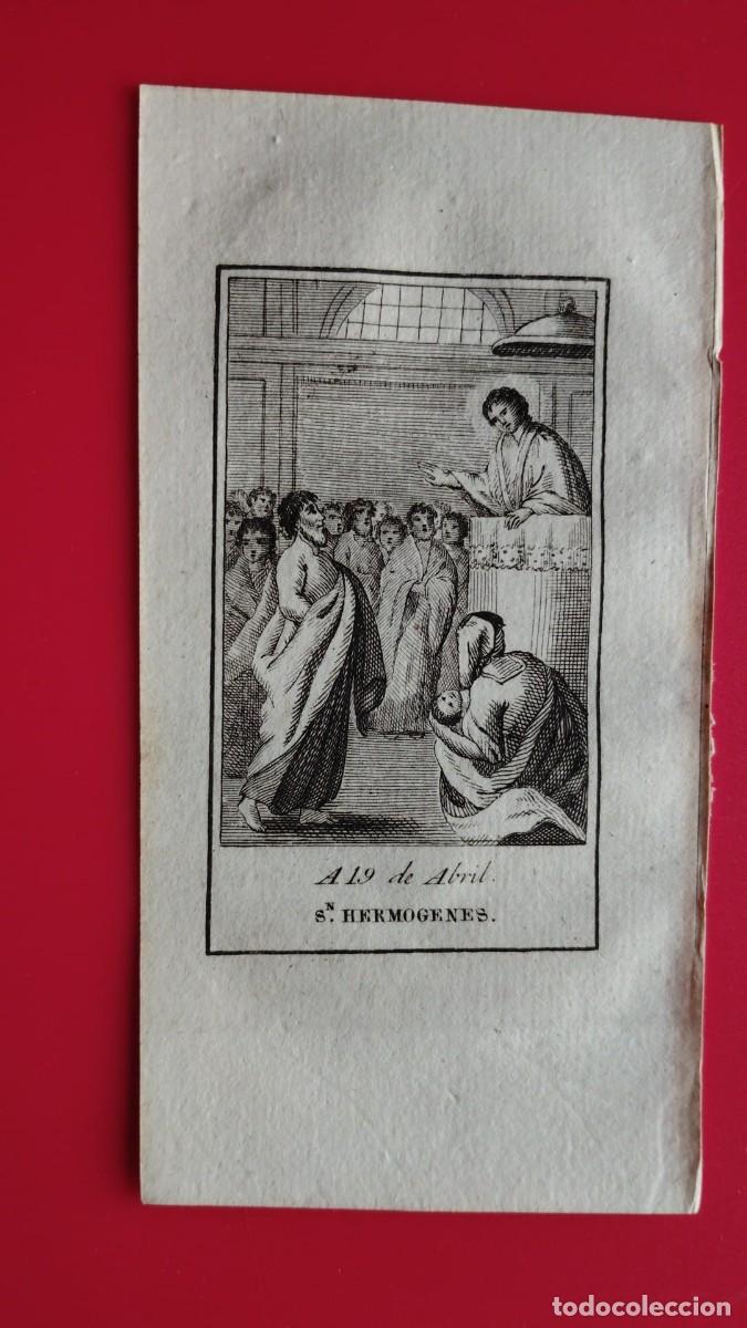 Arte: SAN HERMOGENES.-GRABADO.-A&Ntilde;O 1819.