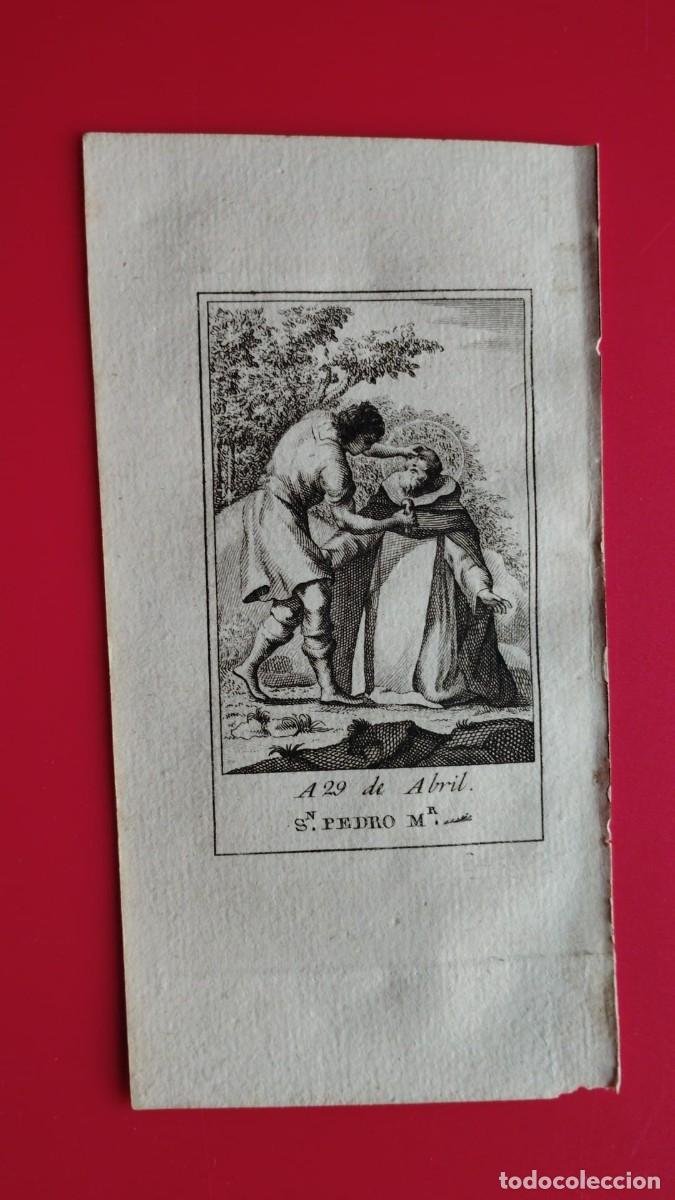 Arte: SAN PEDRO MARTIR.-GRABADO.-A&Ntilde;O 1819.