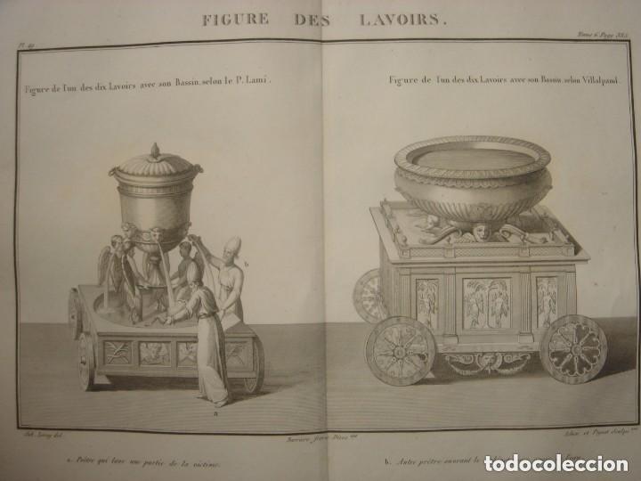 Arte: ESPL&Eacute;NDIDO GRABADO 2 LAVADEROS BIBLICOS, ORIGINAL, PARIS, CALMET,1836.