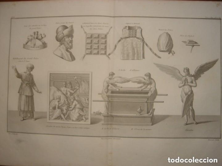 Arte: ESPL&Eacute;NDIDO GRABADO REPRESENTACIONES BIBLICAS, ANTIGUO TESTAMENTO, ORIGINAL, PARIS, CALMET,1836.