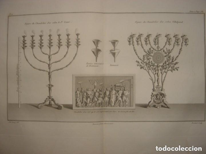 Arte: ESPL&Eacute;NDIDO GRABADO REPRESENTACIONES BIBLICAS, ANTIGUO TESTAMENTO, ORIGINAL, PARIS, CALMET,1836.