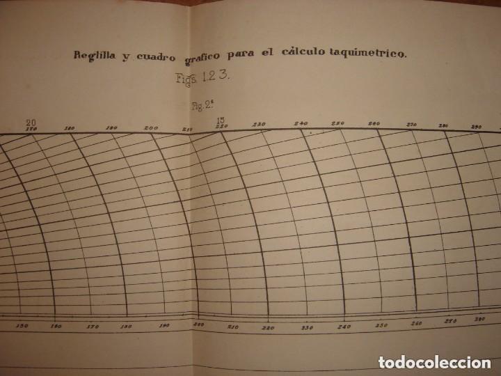 Arte: GRABADO TECNOLOG&Iacute;A, SIGLO XIX, GR&Aacute;FICO C&Aacute;LCULO TAQU&Iacute;METRICO, MADRID, ORIGINAL 1879.