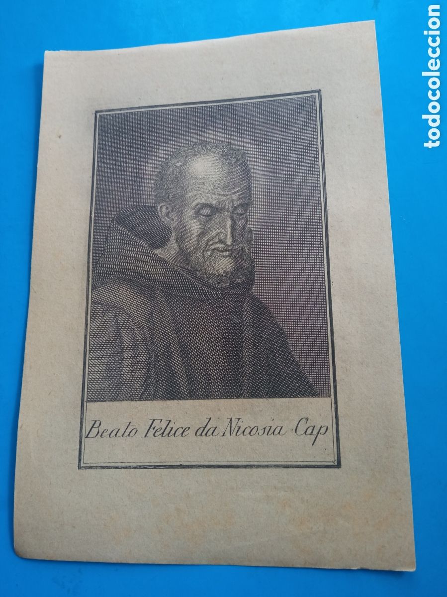 Arte: Antiguo grabado religioso, mide 17x11,7 cm