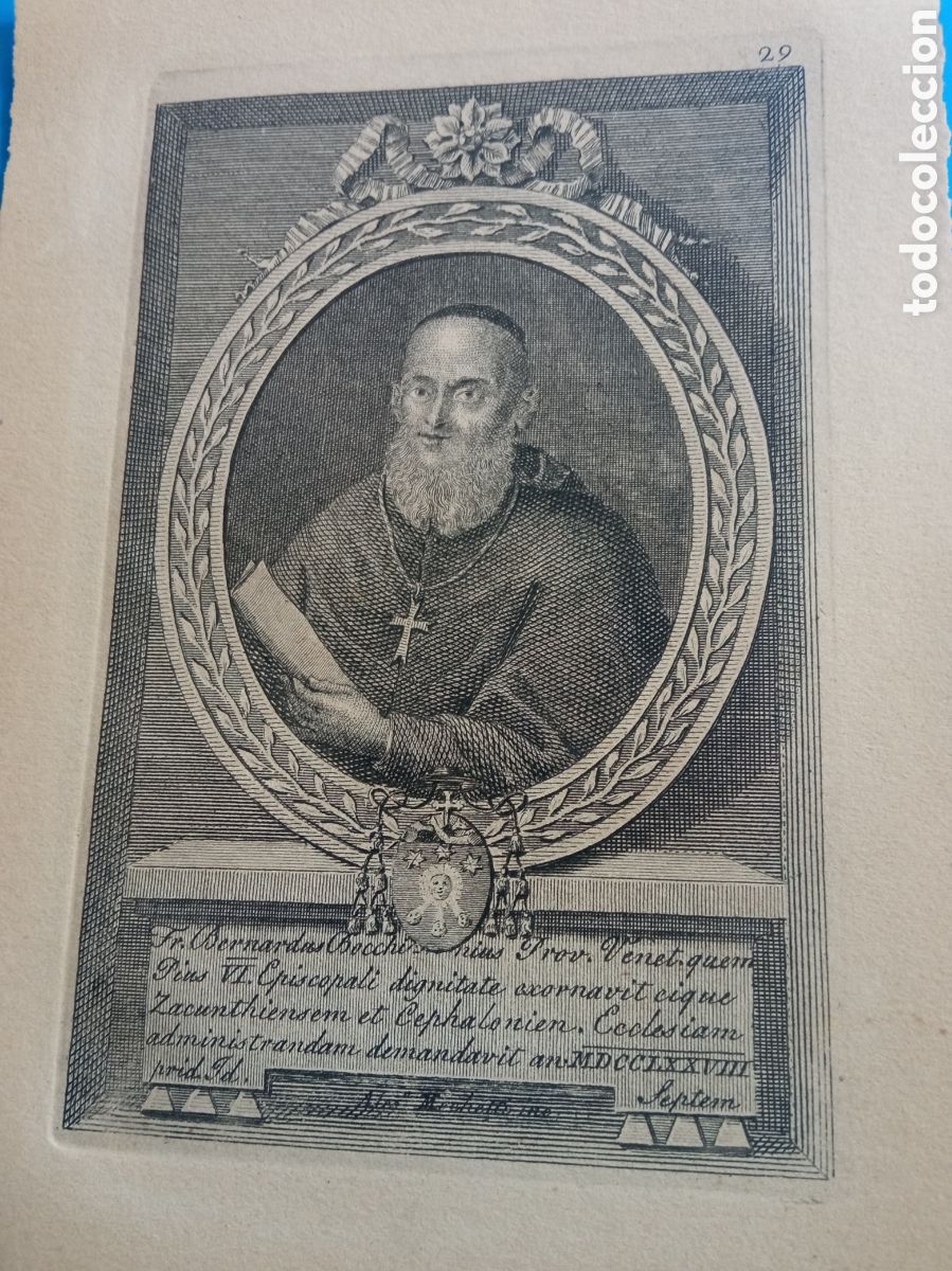 Arte: Antiguo grabado religioso, mide 16,5x12 cm - Foto 2