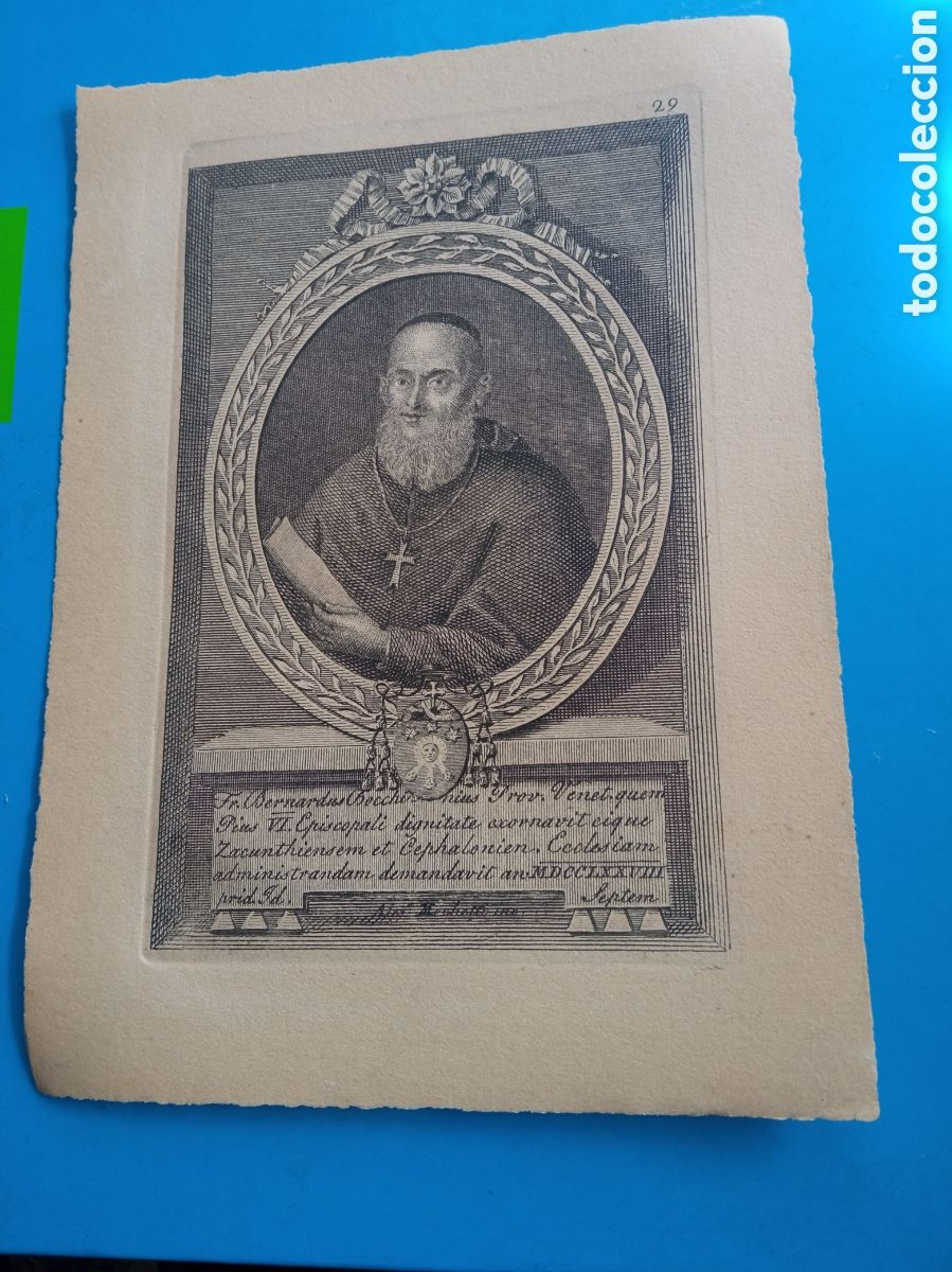 Arte: Antiguo grabado religioso, mide 16,5x12 cm