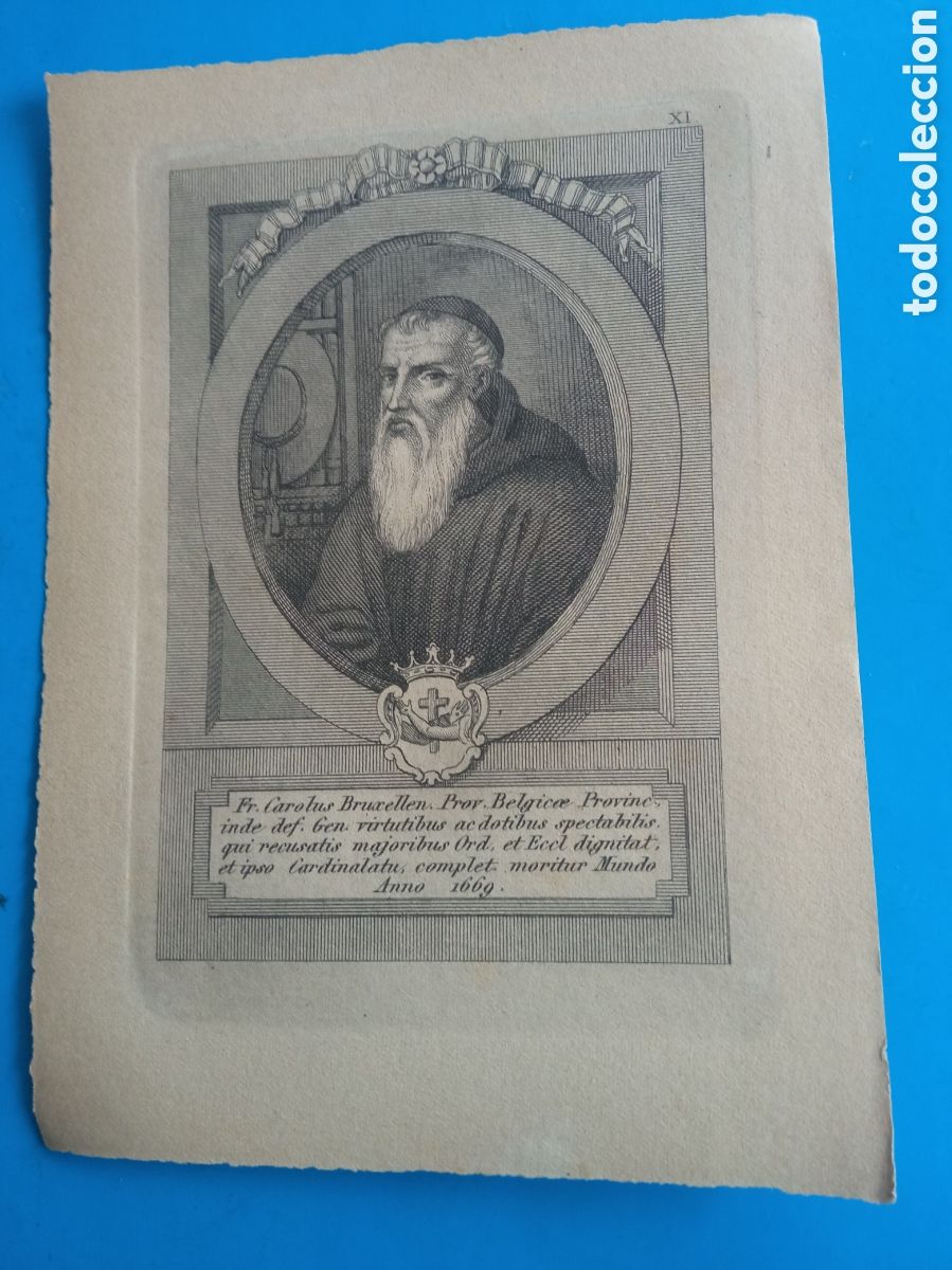 Arte: Antiguo grabado religioso, mide 16,6x12 cm