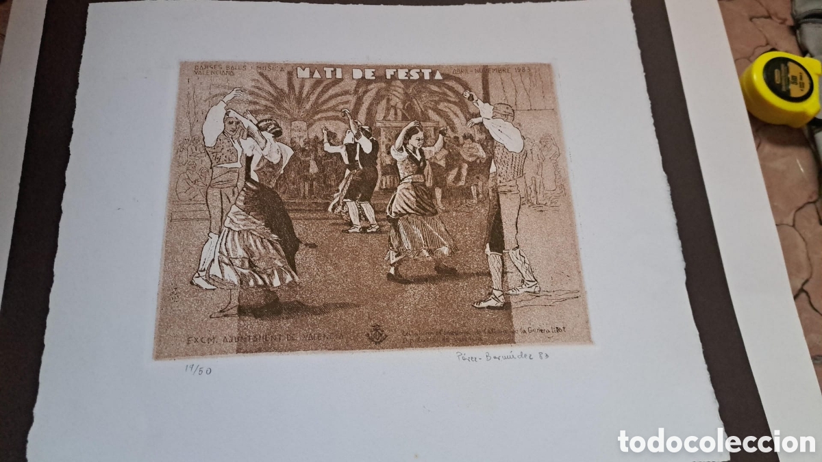 Arte: Mat&iacute; de Festa. Dances Valencianes. Carlos P&eacute;rez Berm&uacute;dez