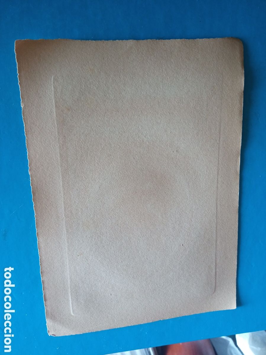 Arte: Antiguo grabado religioso, mide 16,8x12,2cm - Foto 4