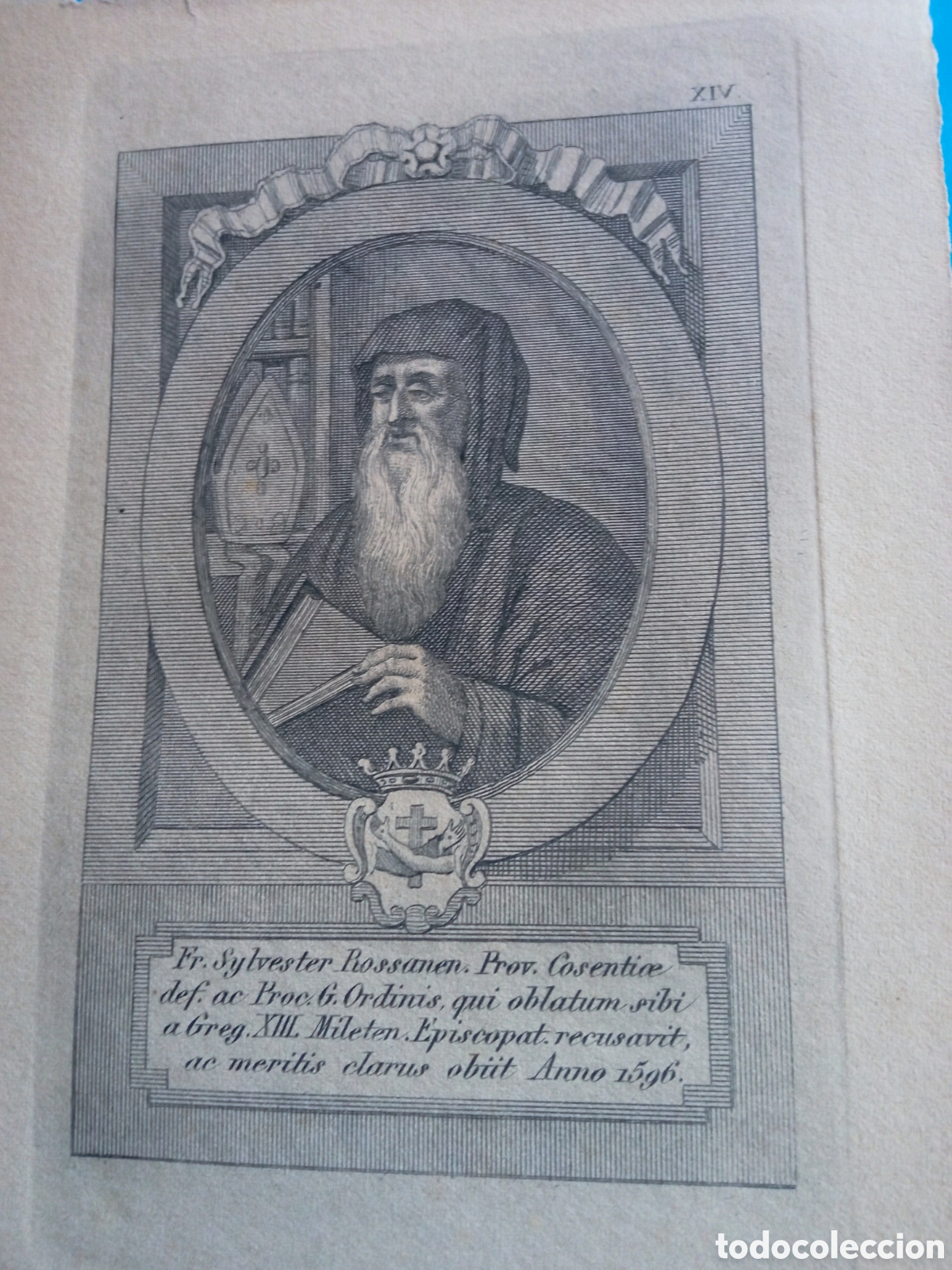Arte: Antiguo grabado religioso, mide 16, 6x12cm - Foto 2