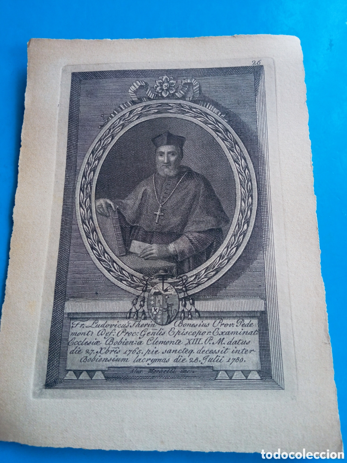Arte: Antiguo grabado religioso, mide 16,6x12,1cm