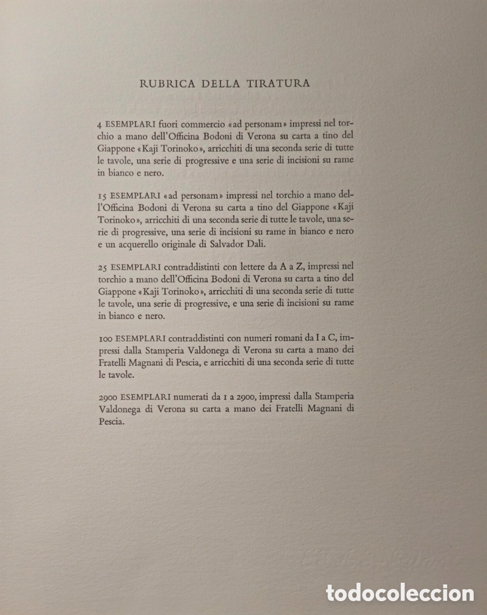 Arte: Xilografia original Dali Divina Comedia - Foto 2