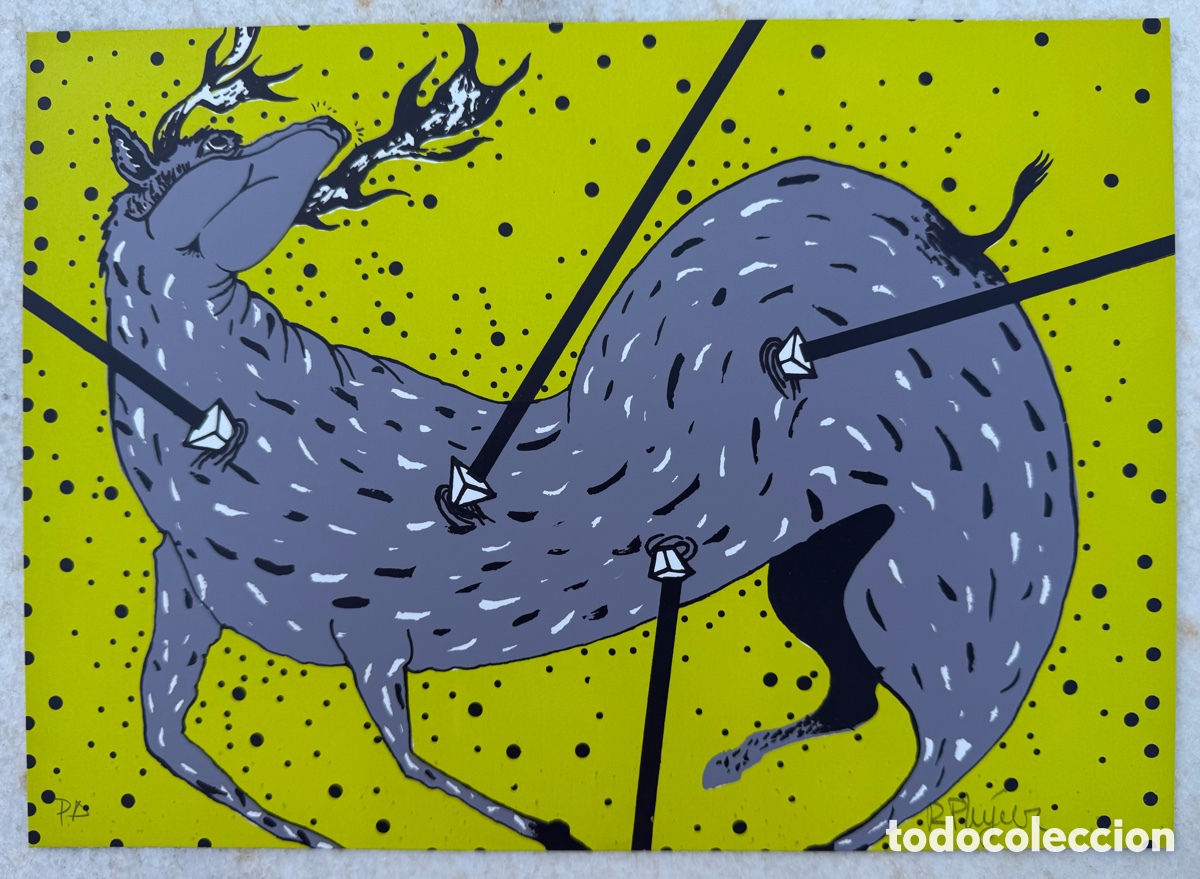 Arte: Rafael P&eacute;rez M&iacute;nguez. Animales Salvajes, Animales Dom&eacute;sticos, 1973