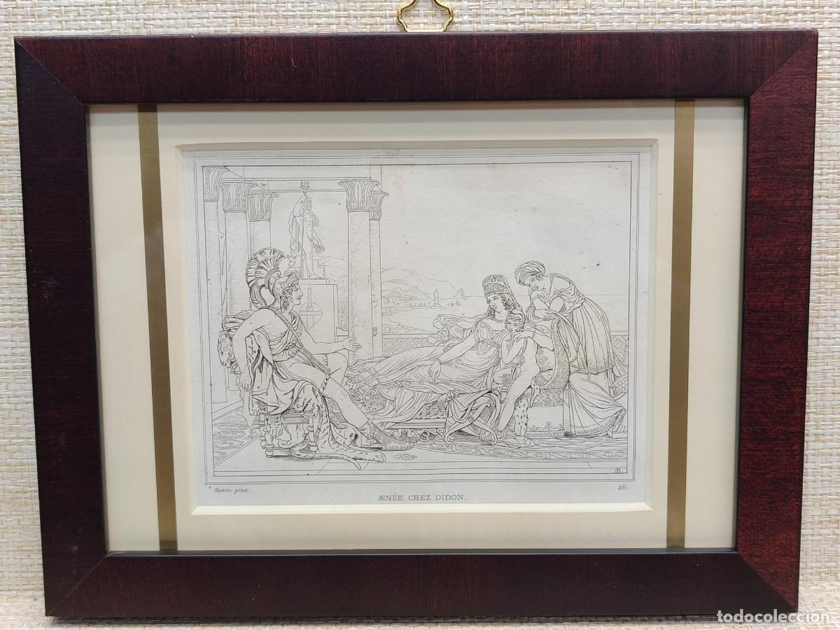 Arte: Eneas y Dido. Musee de peinture et de sculpture. Reveil. S. XIX. cuadro. Mitologia