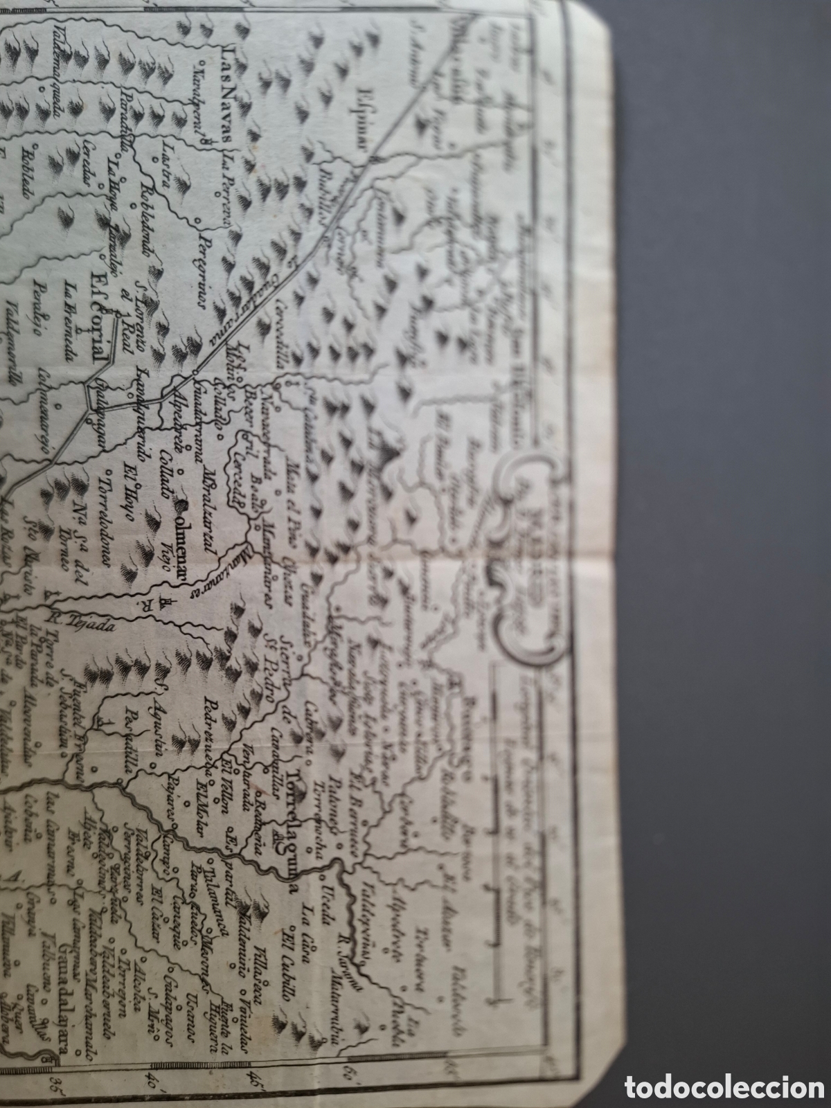 Arte: Mapa Cercanias de Madrid - Tom&aacute;s L&oacute;pez - circa 1788 - Foto 2