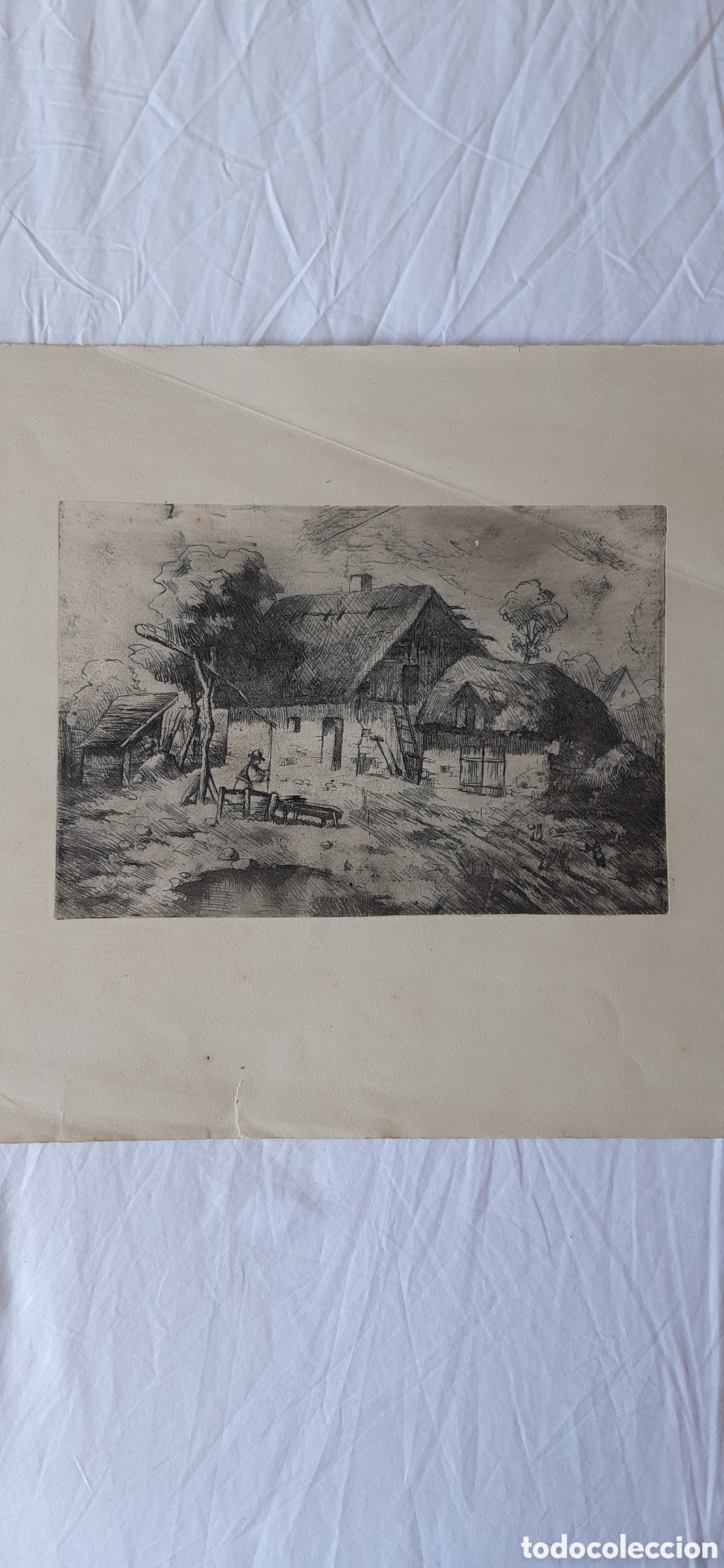 Arte: Grabado bonito tema rural. - Foto 2