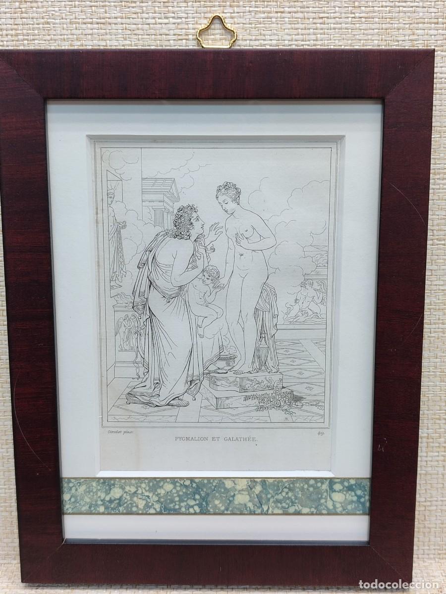 Arte: Pigmalion y Galatea. Musee de peinture et de sculpture. Reveil. S. XIX. cuadro. Mitologia
